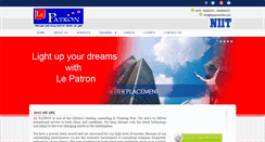 Desktop Screenshot of lepatronindia.com